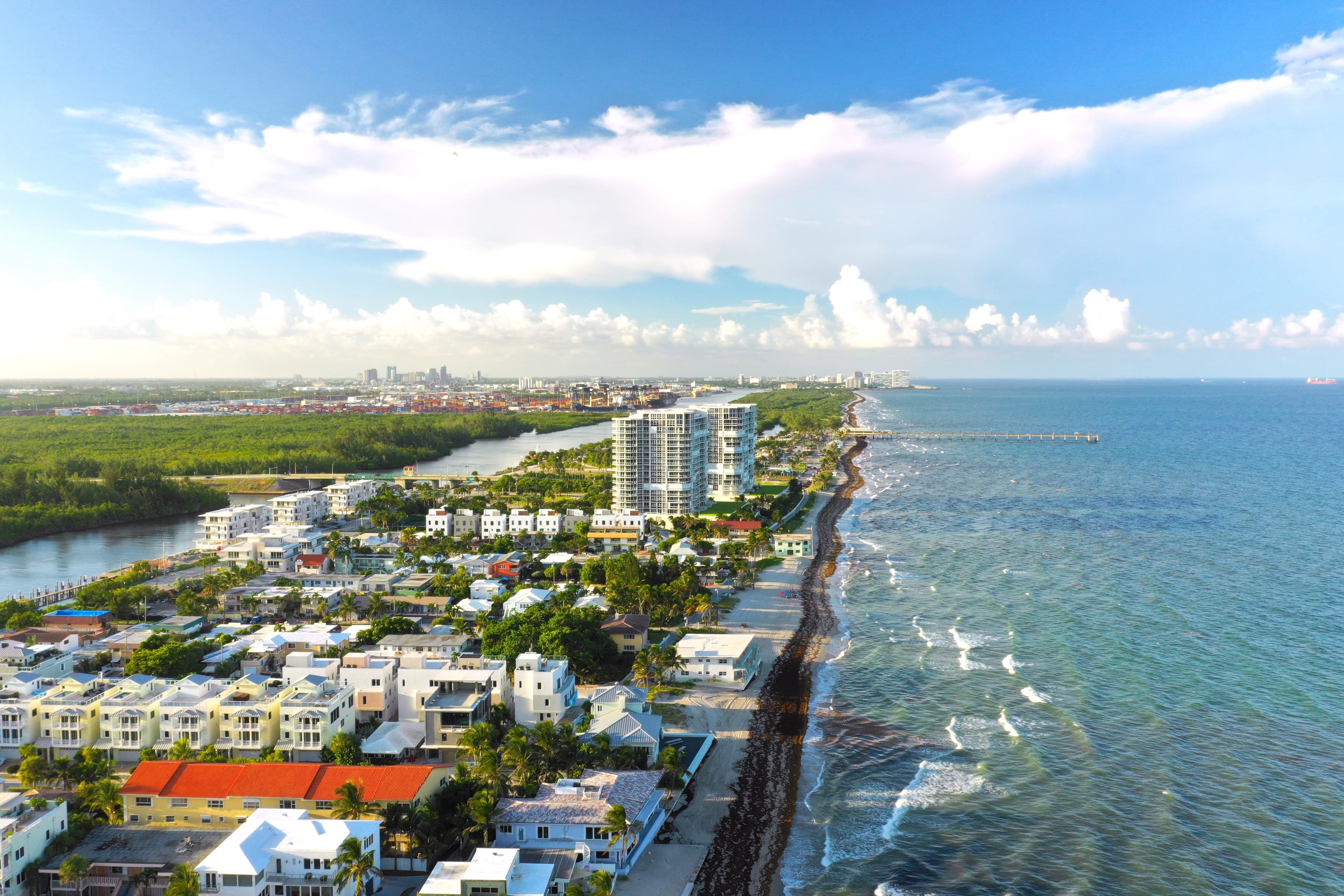 skyview of DANIA BEACH